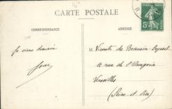 VINTAGE POSTCARD Paris Avenue Of the Bois de Boulogne Departure Of the President Of the Republic to the races of Longchamp