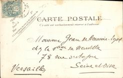 VINTAGE POSTCARD Paris the Footbridge Of the Railroad Of the Invalids Seen from Of the Quay De Grenelle