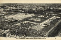 CPA Paris Panorama De l'Ecole Militaire