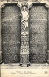 CPA Paris Notre Dame Facade Portail central Pentures