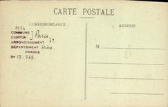 VINTAGE POSTCARD Paris Staircase of the martyrs