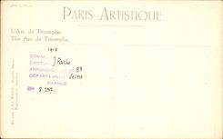 CPA Paris Arc de Triomphe Canons