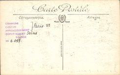 VINTAGE POSTCARD Paris Cluny Museum Seen Of the Garden