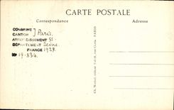 VINTAGE POSTCARD Paris the Pantheon Church Saint Pierre of Paul