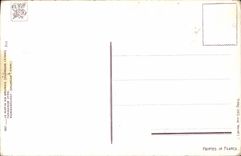 VINTAGE POSTCARD Villeneuve the pond the metin in fogs