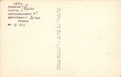 VINTAGE POSTCARD Paris Notre Dame Bas Dimensions Chorus