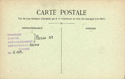 Opinión de París de la POSTAL de la VENDIMIA tomada del panteón St. Etienne del montaje