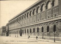 CPA Paris La Bibliotheque Sainte Genevieve