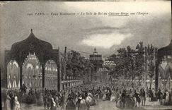 VINTAGE POSTCARD Paris Old Montmartre the Ballroom of the Red Castle under the Empire