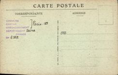 VINTAGE POSTCARD Paris Basilica Of the Sacring Heart De Montmartre the nave