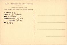 CPA Pavillon de la Ville de Paris Paris