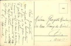 CPA Buon Anno Trefle Fer a cheval TRefle 