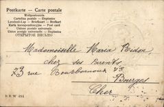 CPA Bonne Annee Femme