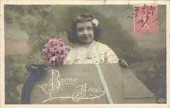 CPA Bonne Annee Enfant