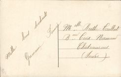 CPA Bonne Annee Femme Moulin a vent