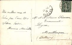 CPA Bonne Annee Enfant