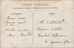 CPA Bonne Annee Femme