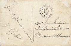 CPA Bonne Annee Femme Loterie 