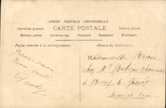 CPA Bonne Annee Femme