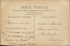 CPA Bonne Annee Femme