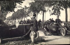 MODERN CARD Militaria Squadron motorcylcist Motor bike