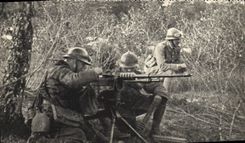 POSTAL MODERNA Militaria Machine-gun de la caballería