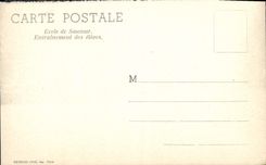 POSTAL MODERNA la escuela de Militaria de la impulsión de Saumur de crió los caballos