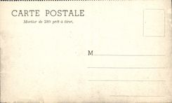 POSTAL MODERNA Militaria Mortier del préstamo 280 tiene que dibujar Canon