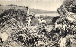 POSTAL MODERNA Militaria con el observatorio de las operaciones de la infantería