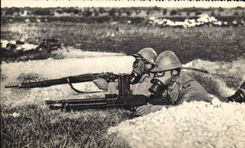 POSTAL MODERNA alarmas de Militaria con los gases