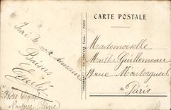 CPA Fantaisie Fleurs Oiseau 