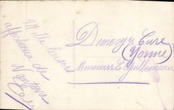 VINTAGE POSTCARD Merry Christmas Child Sasbot Baby