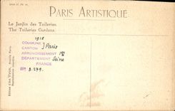 CPA Paris Jardin des Tuileries