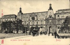 CPA Paris Le Louvre Portes Du Carrousel