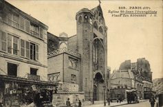 CPA Paris Eglise St Jean I'evangeliste Place des Abbesses