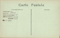 VINTAGE POSTCARD Paris the Treasury Reliquary of Sainte Clotilde