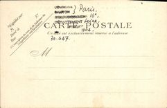 CPA Paris Le Bois De Boulogne La Porte Dauphine Cheval