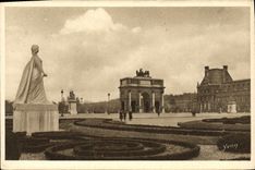 CPA Paris Jardin des Tuileries Carrousel
