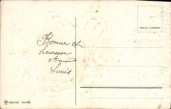 VINTAGE POSTCARD Soft and Sincere Friendship Flowers