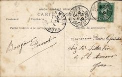 CPA 1er Avril Enfant Poisson 