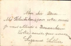 CPA Fantaisie Amities Fleurs 