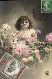 VINTAGE POSTCARD Fantasy Child Label Union of the women of France