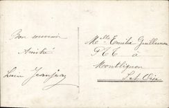 CPA Fantaisie Bonne Annee Femme 