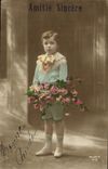 VINTAGE POSTCARD Sincere Fantasy Friendship Child