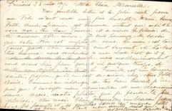 CPA Fantaisie Fleurs Fer a Cheval Timbre Semeuse