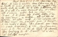 VINTAGE POSTCARD Gate happiness Love Women Clover