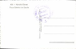 MODERN CARD Ajaccio Places General de Gaulle