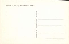 VINTAGE POSTCARD Ghisoni Renoso Mount