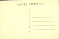 VINTAGE POSTCARD Calvi Boat