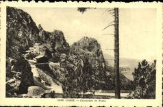 VINTAGE POSTCARD Corsica Creeks of Corsica Piana Corsica